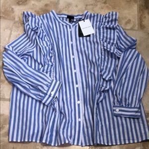 Who What Wear button down blouse, size 4x